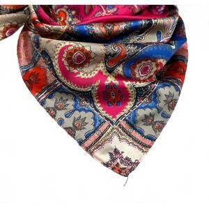 NEW TC RANCHWEAR women's faceted western southwestern wild rag scarf accent in p